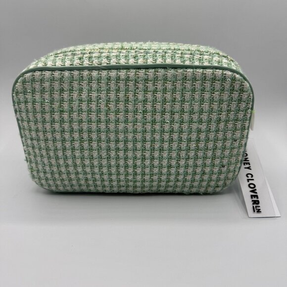NWT Stoney Clover Lane Double Zip Pouch in Mint MSRP: $118 - Picture 1 of 7